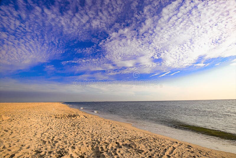 Plage isolée et désolée photos stock Plage isolée et désolée photos stock
