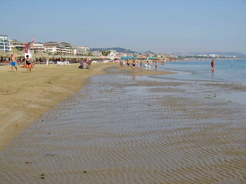 Plage Italie De Pescara Dété Photo éditorial Image Du