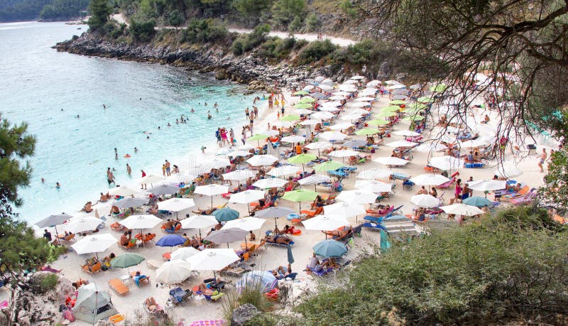 Plage serrée photographie stock Plage serrée photographie stock