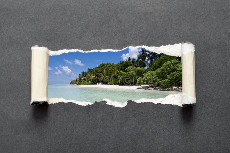 Plage tropicale intacte dans l'Océan Indien image libre de droits Plage tropicale intacte dans l'Océan Indien image libre de droits