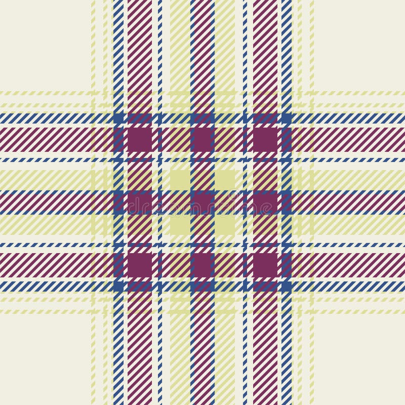 Plaid Check Pattern. Seamless Fabric Texture Stock Vector ...