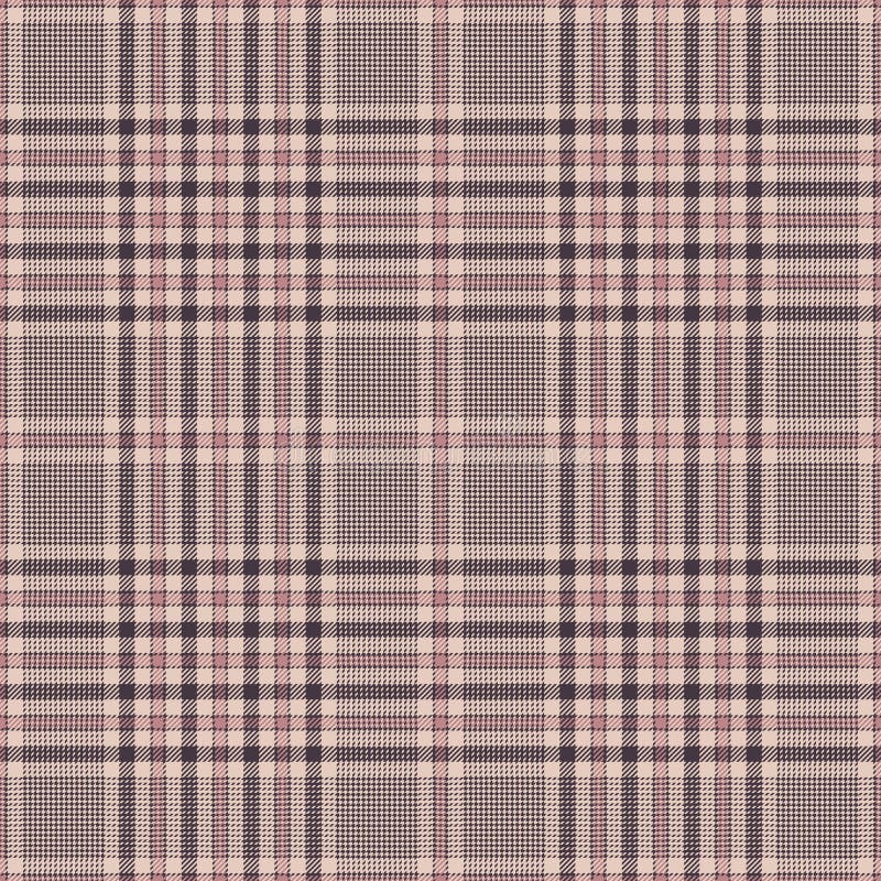 Plaid Pattern Spring Autumn in Pink and Grey. Seamless Textured Glen ...