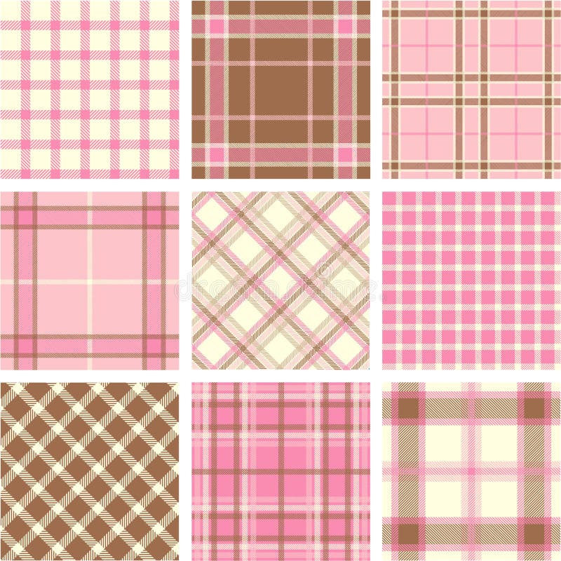 Plaid patterns stock illustration Plaid patterns stock illustration