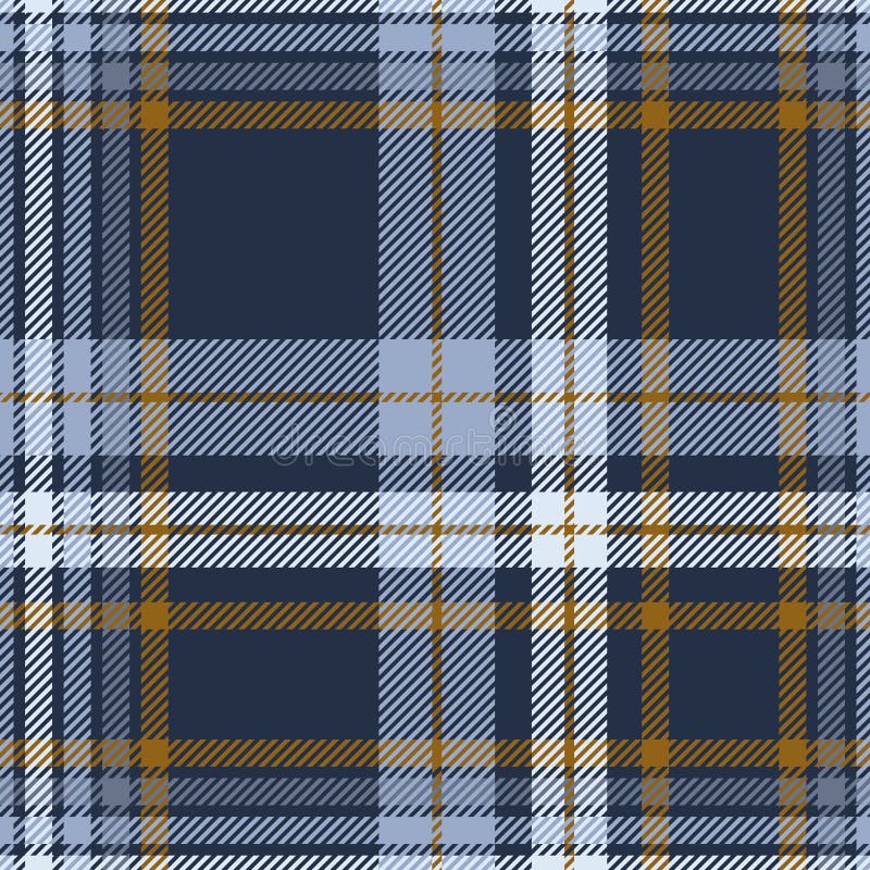 Nautical tartan print in navy, blue and brown. Seamless fabric texture. Nautical tartan print in navy, blue and brown. Seamless fabric texture.