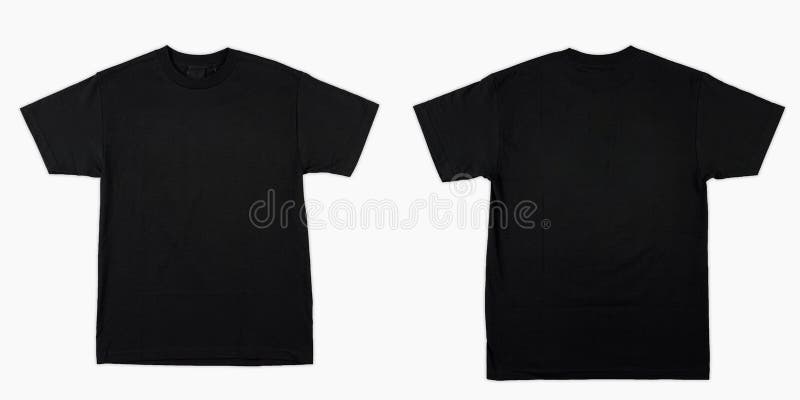 Plain Black T-shirts Taken from the Top View. Stock Photo - Image of  garment, maroon: 203907908