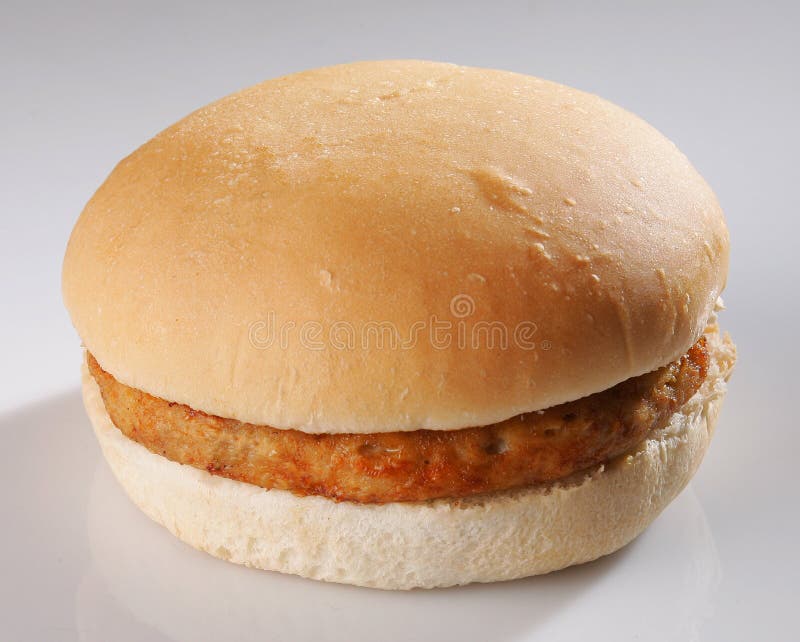 Plain Burger stock photo. Image of poor, food, burger - 3152266