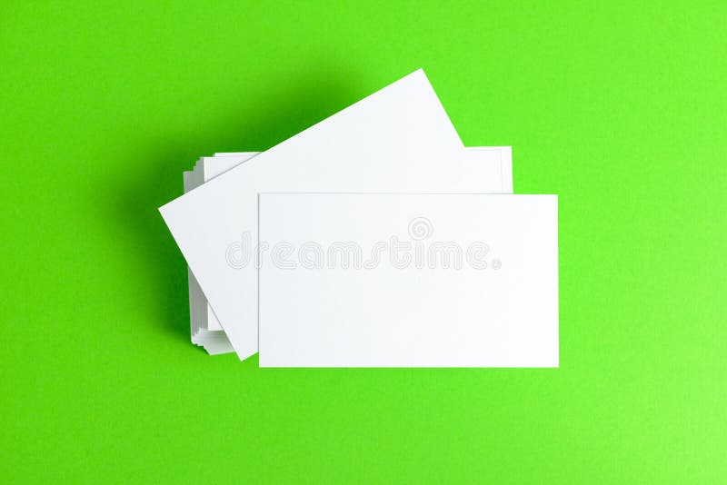 Plain business card stock image. Image of business, path 42502373