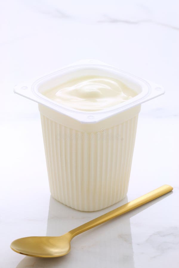 Plain french style yogurt