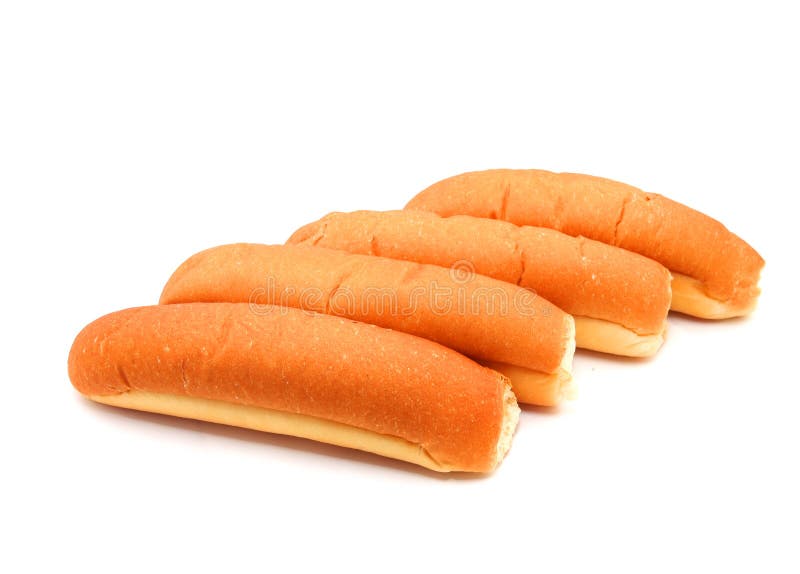 Plain hotdog buns stock image. Image of fastfood, unhealthy 41976533