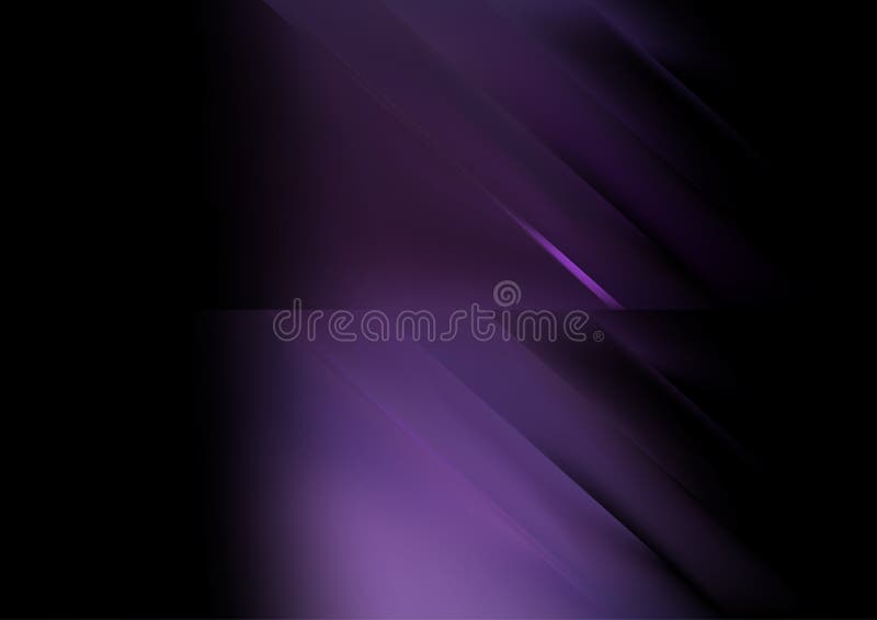 Plain Purple and Black Background Vector Illustration Stock Vector
