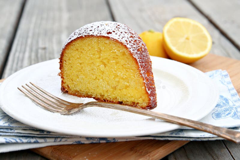 Citroentaart royalty-vrije stock afbeelding