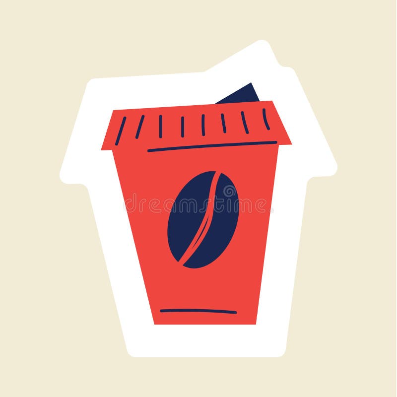 Plakatkleber. Kindertagebuch. Notizbuch und Journalsymbol. Kaffeepause. Frühstücksplanungszeichen lizenzfreie abbildung