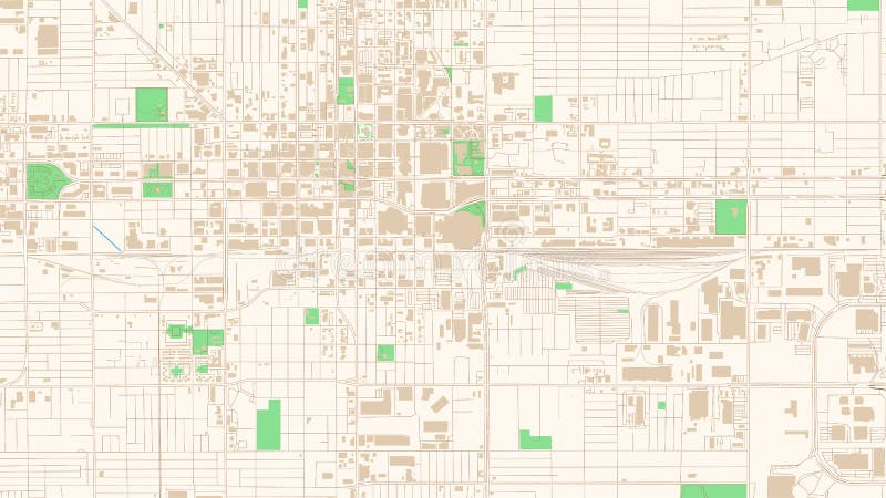 Plan de ville de Phoenix, Arizona illustration de vecteur Plan de ville de Phoenix, Arizona illustration de vecteur