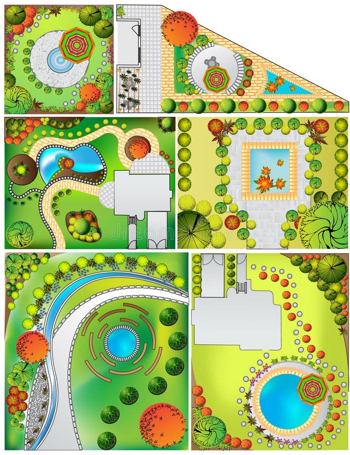 Plan del paisaje del od de las colecciones libre illustration Plan del paisaje del od de las colecciones libre illustration