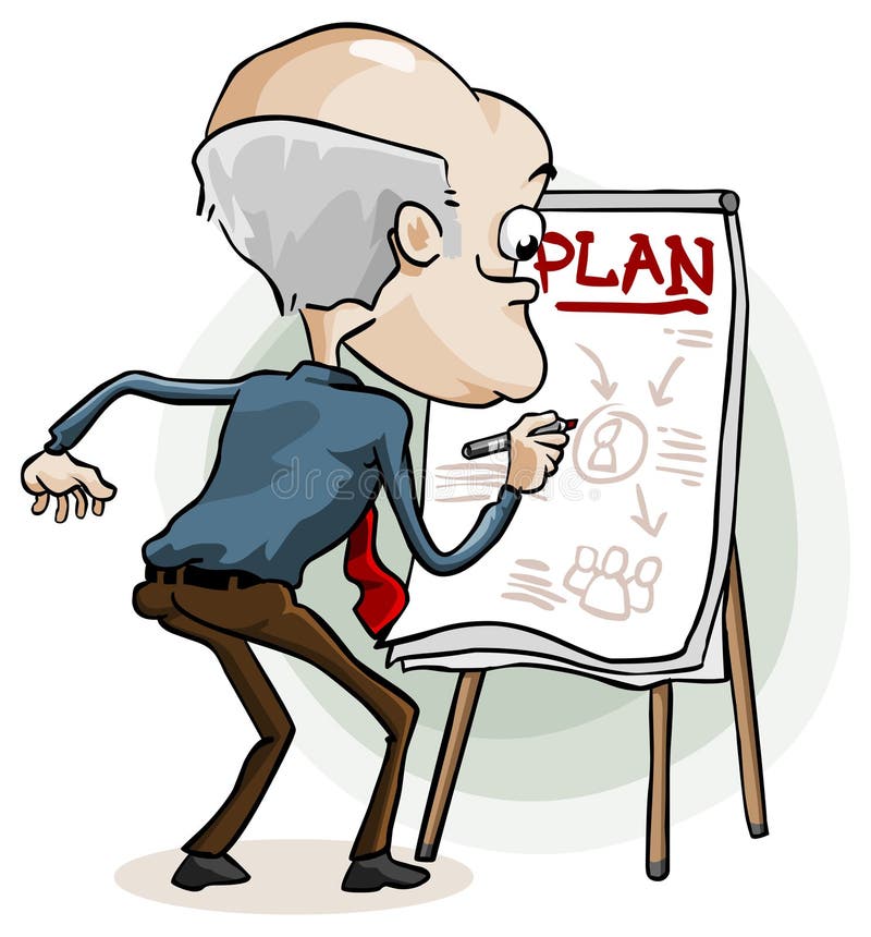 Plan empresarial ilustración del vector Plan empresarial ilustración del vector