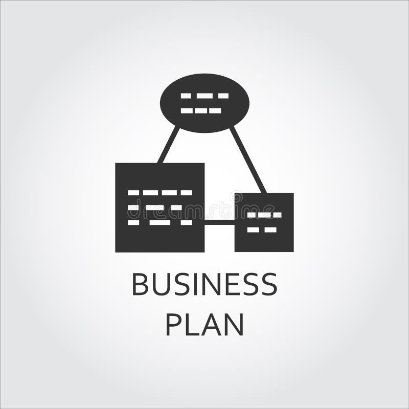 Plan empresarial del icono del negro plano, algoritmo de la acción, lista del esquema stock de ilustración Plan empresarial del icono del negro plano, algoritmo de la acción, lista del esquema stock de ilustración