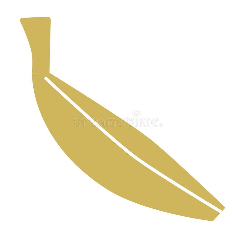 Plan illustration för banan royaltyfri illustrationer Plan illustration för banan royaltyfri illustrationer