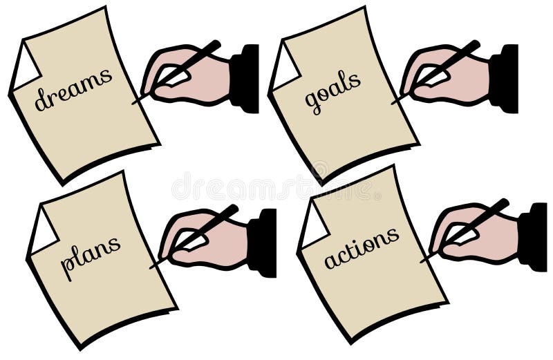 Plan na przyszłość ilustracji Plan na przyszłość ilustracji