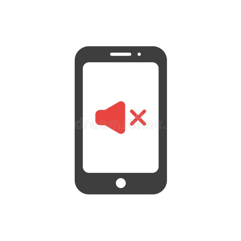 Plan ofspeaker för designvektorbegreppet låter av i smartphone royaltyfri illustrationer Plan ofspeaker för designvektorbegreppet låter av i smartphone royaltyfri illustrationer