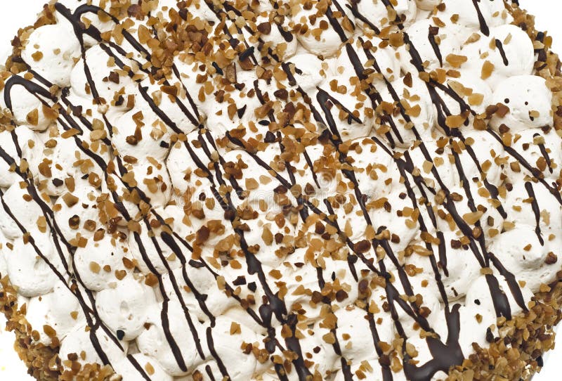 Plan rapproché de gâteau savoureux avec de la crème images stock Plan rapproché de gâteau savoureux avec de la crème images stock