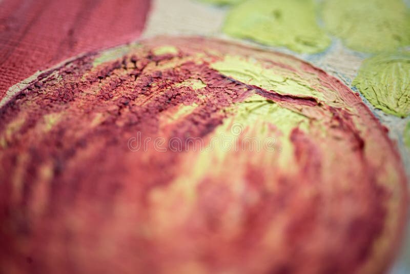 Plan rapproché de peinture à l'huile photographie stock libre de droits Plan rapproché de peinture à l'huile photographie stock libre de droits