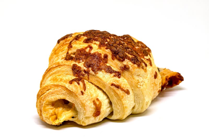 Plan rapproché de photo de boulangerie de croissant sur le fond blanc Photo de studio de croissant de fromage Plan rapproché frai image stock Plan rapproché de photo de boulangerie de croissant sur le fond blanc Photo de studio de croissant de fromage Plan rapproché frai image stock