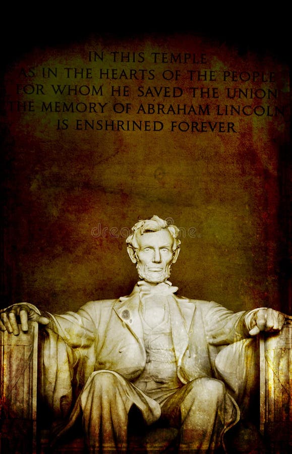 Plan rapproché du Lincoln Memorial de statue de Lincoln images libres de droits Plan rapproché du Lincoln Memorial de statue de Lincoln images libres de droits