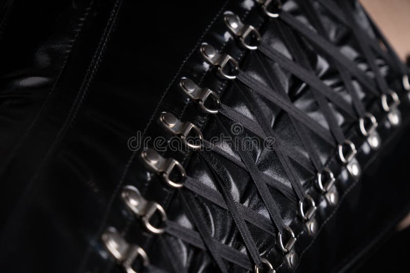 Plan rapproché tiré du laçage de corset photos stock Plan rapproché tiré du laçage de corset photos stock