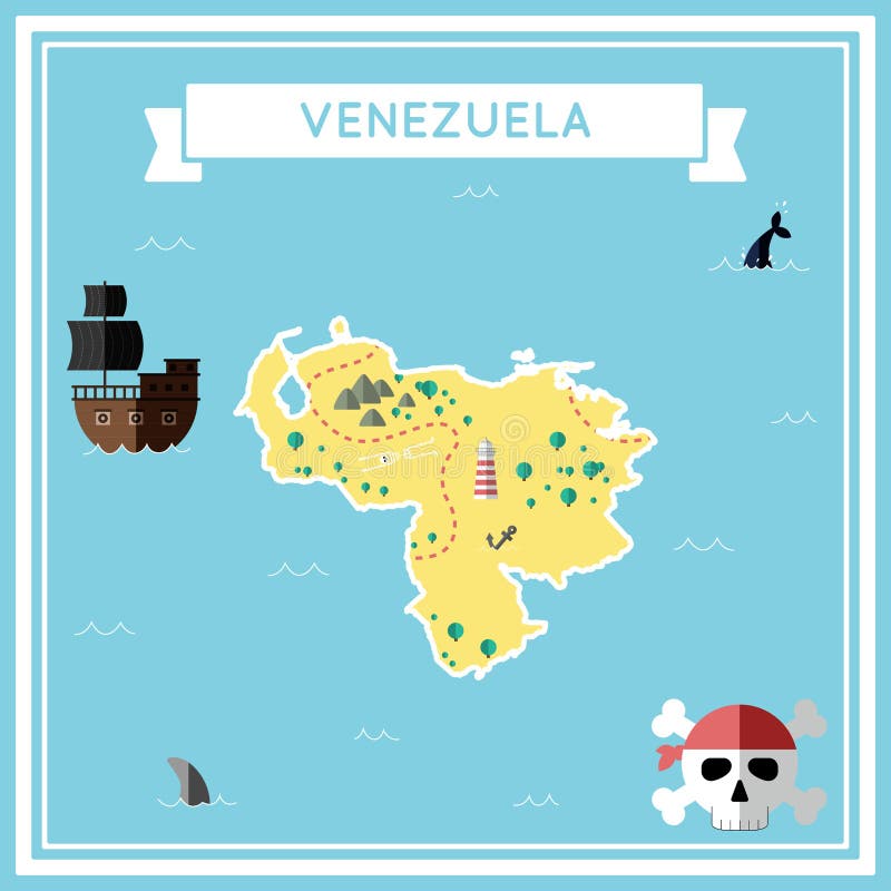 Plan skattöversikt av Venezuela, Bolivarian royaltyfri illustrationer Plan skattöversikt av Venezuela, Bolivarian royaltyfri illustrationer