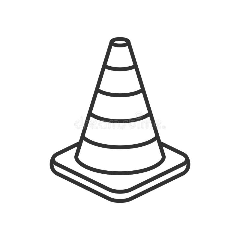 Plan symbol för trafikkotteöversikt på vit