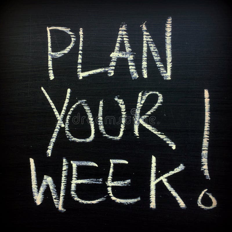 Plan Your Week!