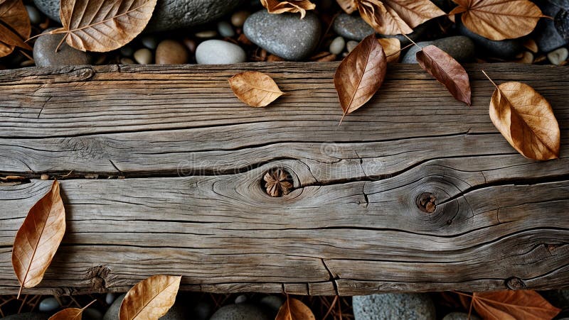 Planche di legno rustico a grani e nodi visibili. royalty illustrazione gratis