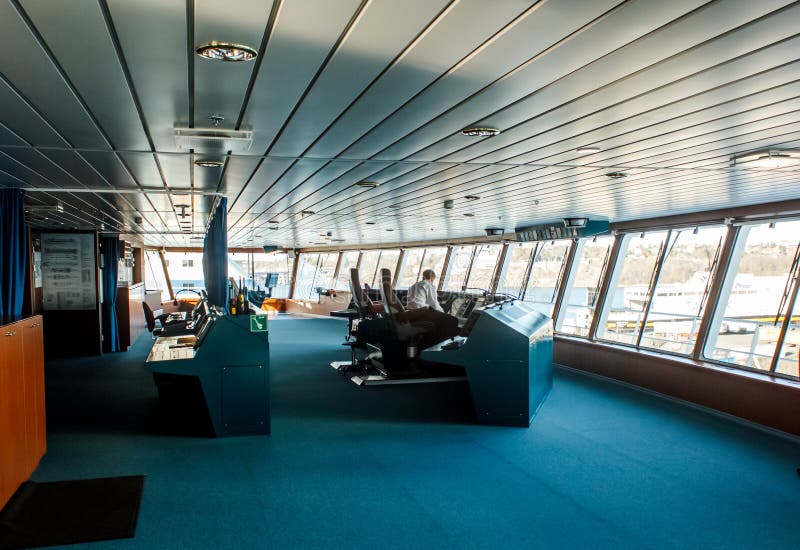 Plancia di comando della nave. immagini stock libere da diritti