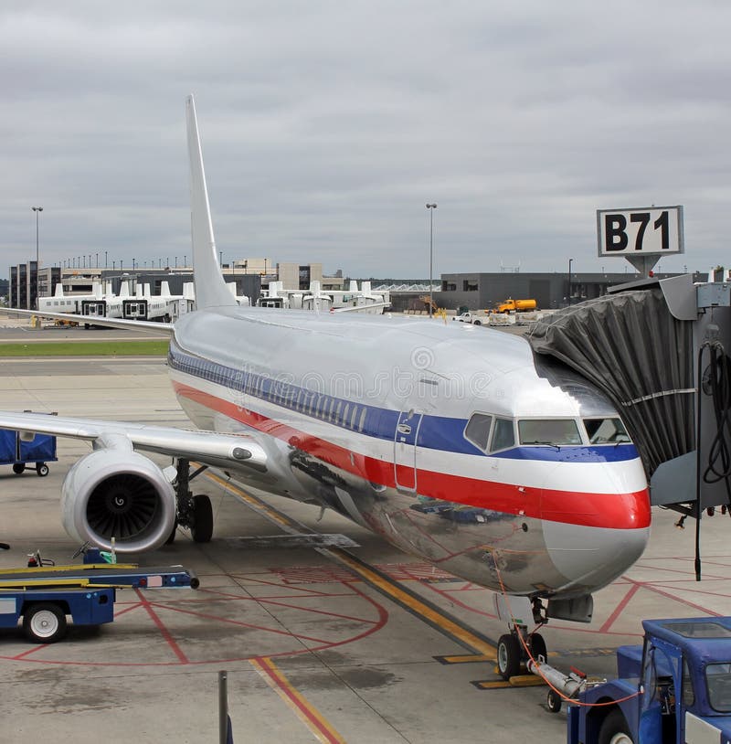 Plane at gate stock photo. Image of baggage, generation - 28517738