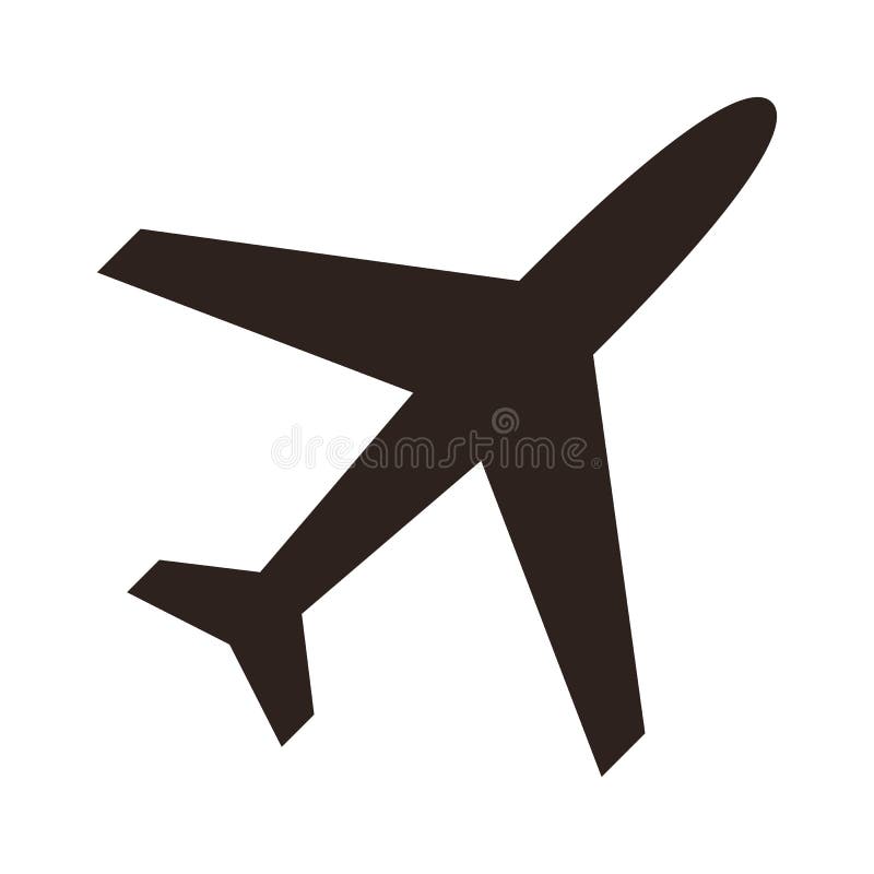 Plane icon royalty free illustration