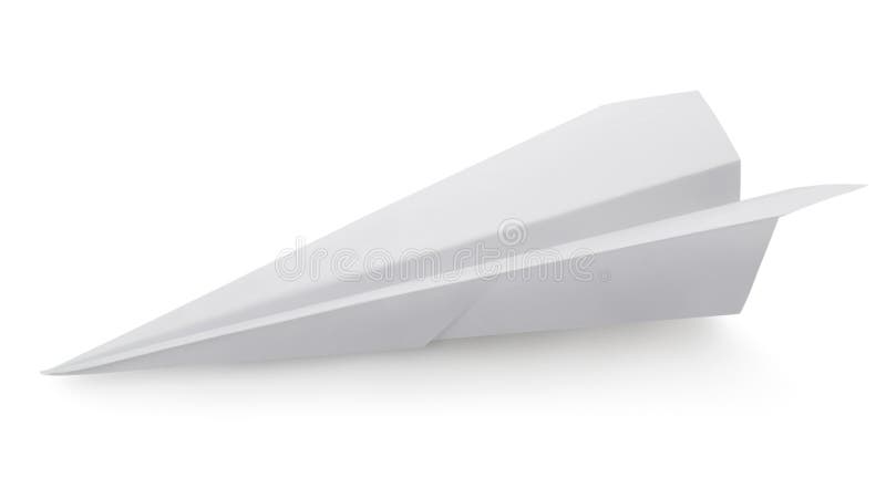 Plane made of a paper stock image Plane made of a paper stock image
