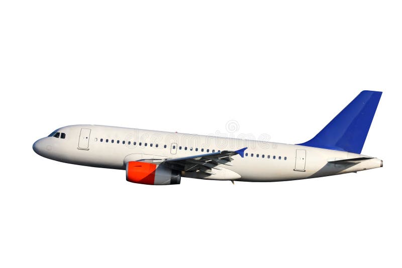Plane over white royalty free stock image Plane over white royalty free stock image
