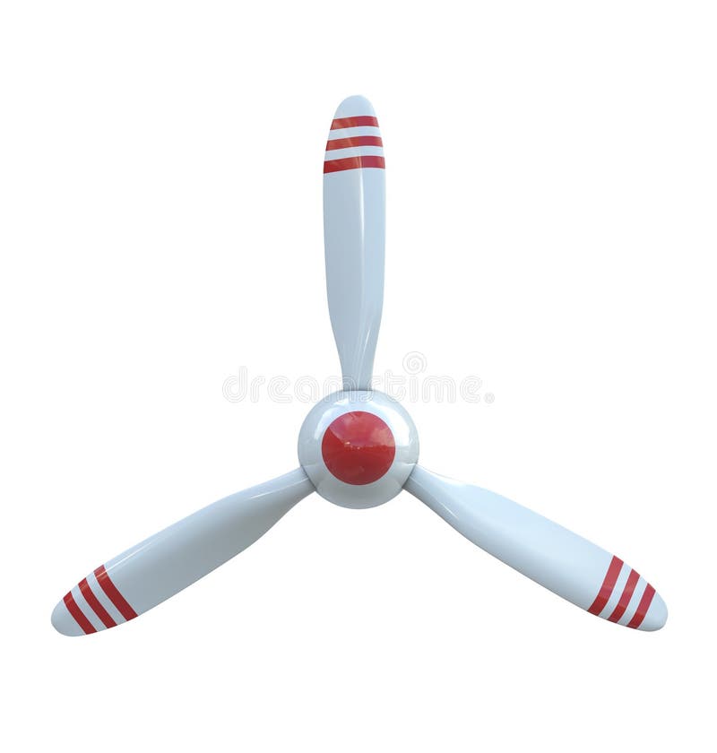 Plane propeller with 3 blades