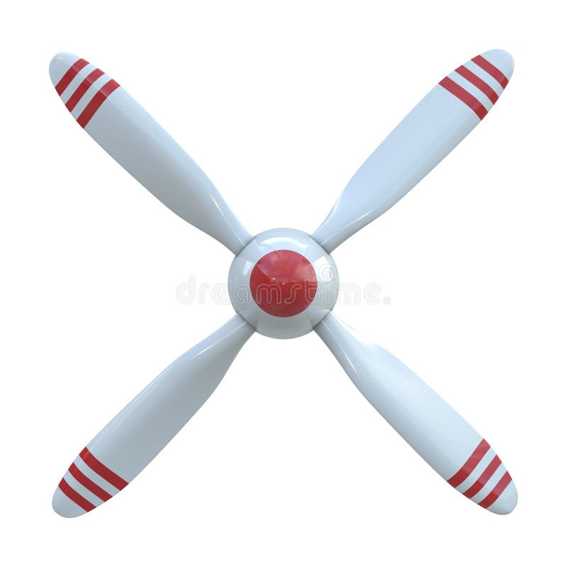 Plane propeller with 4 blade