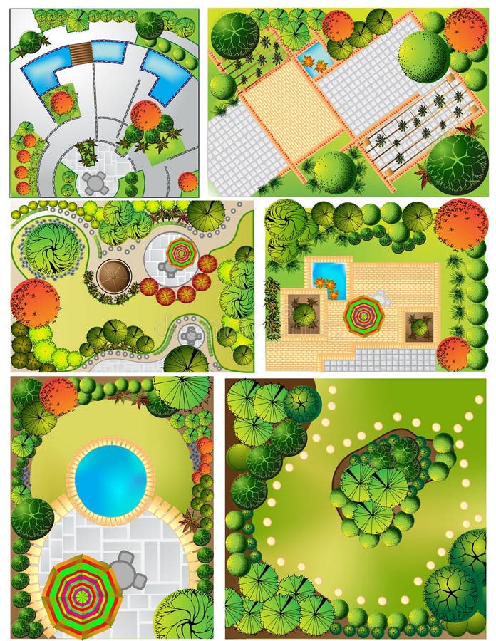 Planes del paisaje del od de las colecciones libre illustration Planes del paisaje del od de las colecciones libre illustration