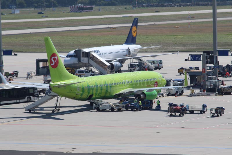 Planes at Frankfurt Airport