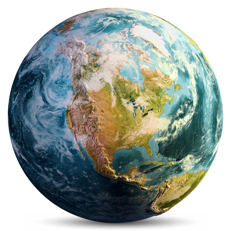Planet Earth map royalty free stock photos