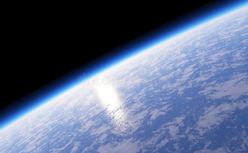 Planet earth from the space