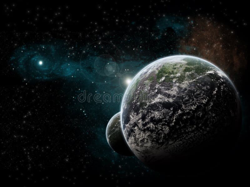 Planet explosion - Universe exploration