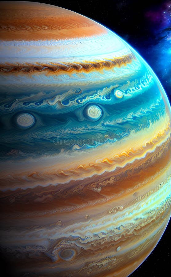 Jupiter Illustration Artificial Intelligence Artwork Generated
