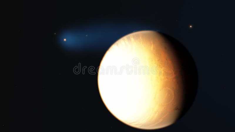 Planet In The Space Colorful Art Solar System Gradient