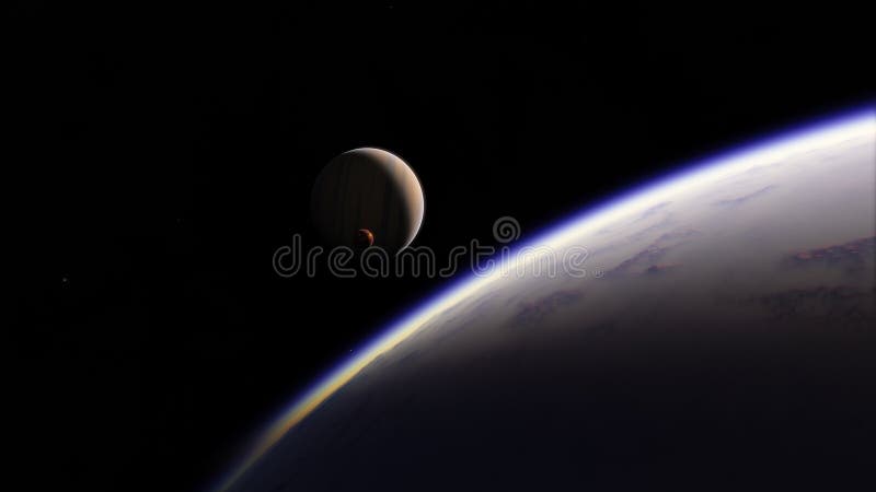 Planet in the Space. Colorful Art. Solar System. Gradient Color. Space  Wallpaper. High Quality, Resolution, 4k Stock Illustration - Illustration  of astronomy, future: 142196642