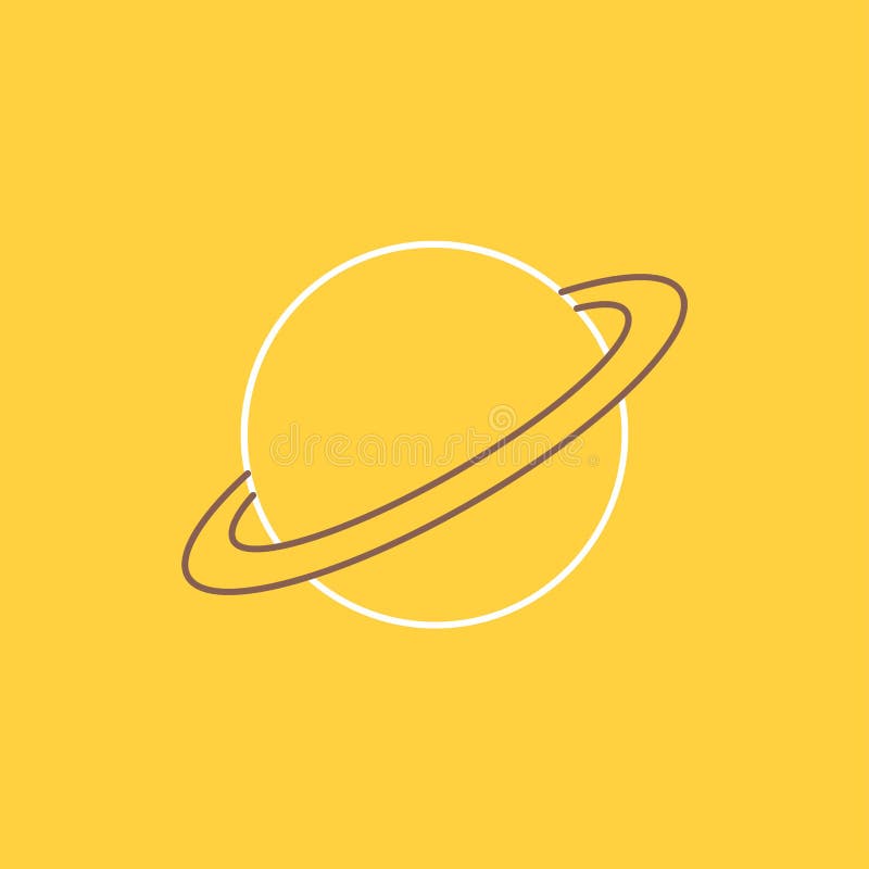 planet, space, moon, flag, mars Flat Line Filled Icon. Beautiful Logo button over yellow background for UI and UX, website or stock illustration planet, space, moon, flag, mars Flat Line Filled Icon. Beautiful Logo button over yellow background for UI and UX, website or stock illustration