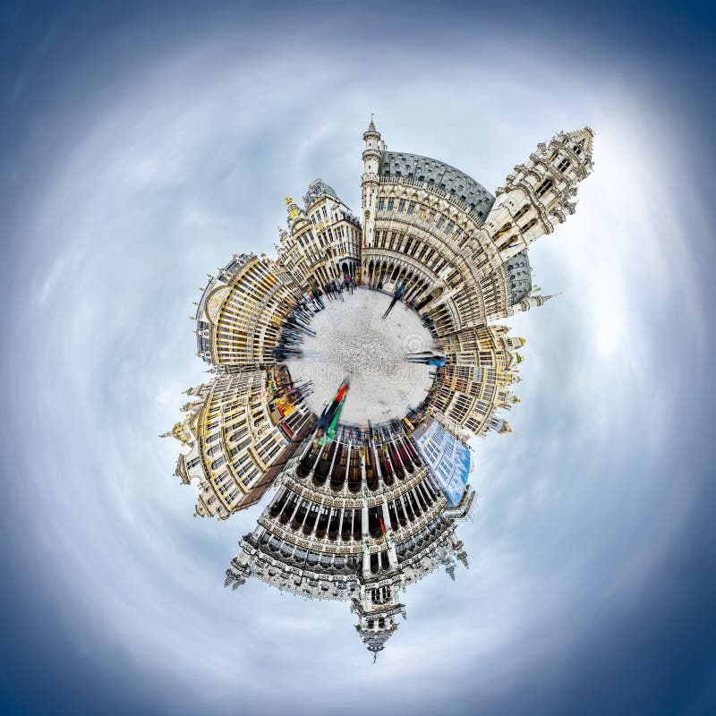 Planeta minúsculo del lugar magnífico de Bruselas foto de archivo Planeta minúsculo del lugar magnífico de Bruselas foto de archivo