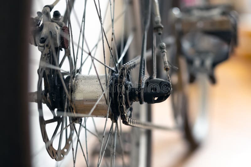 Planetariskt bakre nav på den beställnings- tappningcykeln arkivbilder